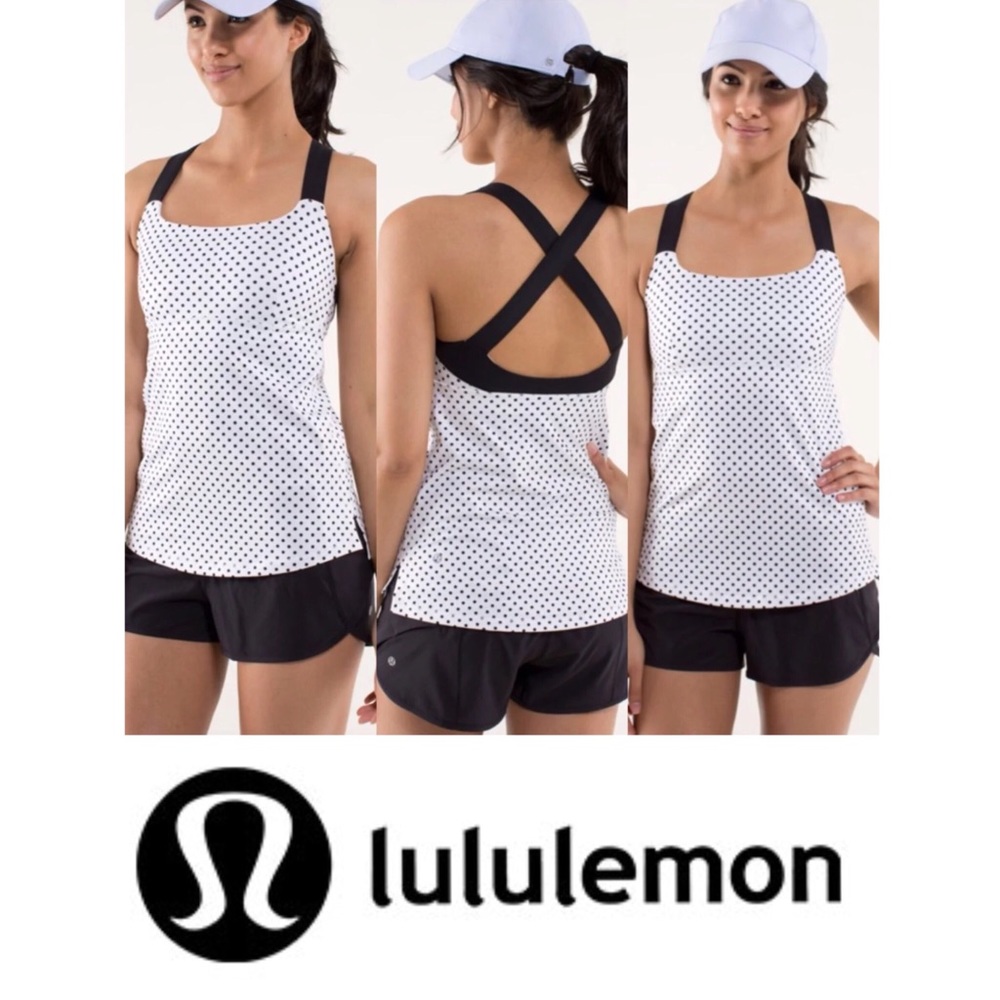 Lululemon track and train tank size 2